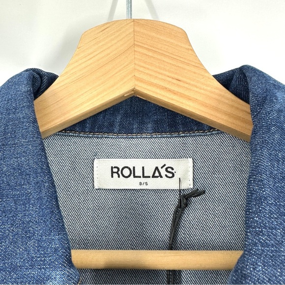 NEW Rolla’s Denim button Dress Sz S - Picture 6 of 9